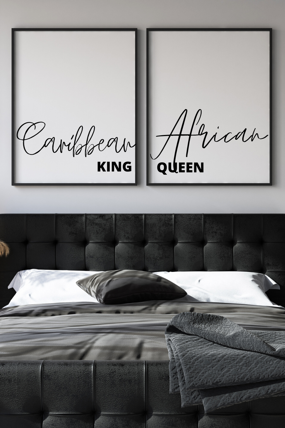 CARIBBEAN KING &amp; AFRICAN QUEEN SET