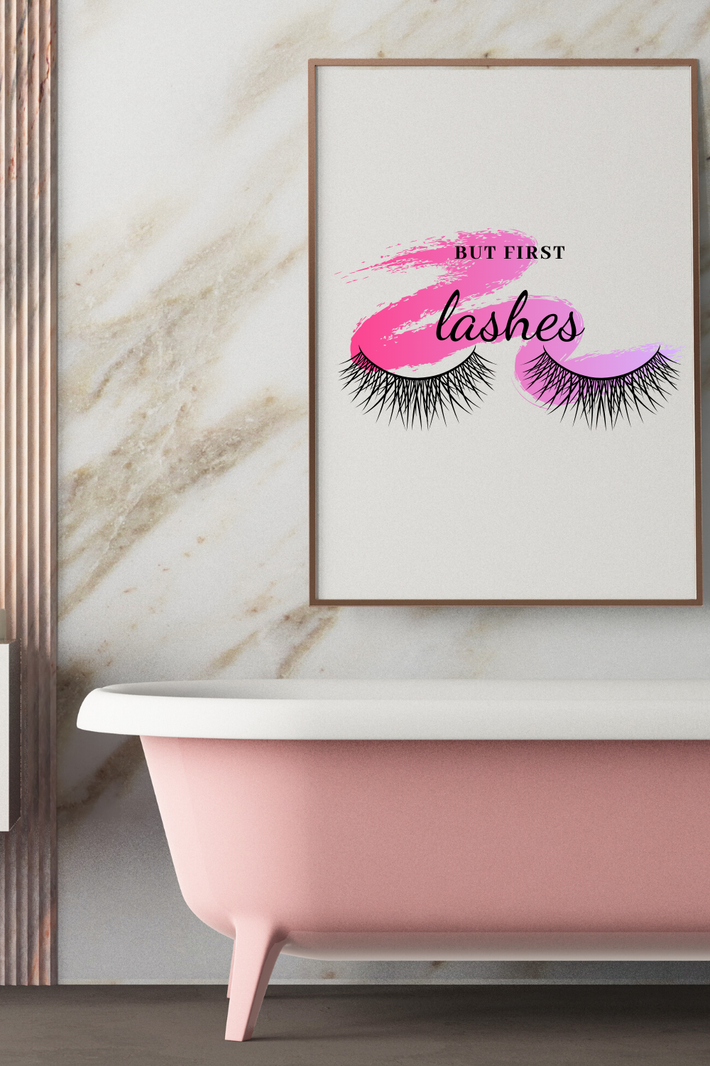 BUT FIRST LASHES
