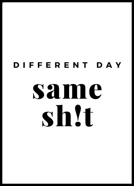 DIFFERENT DAY